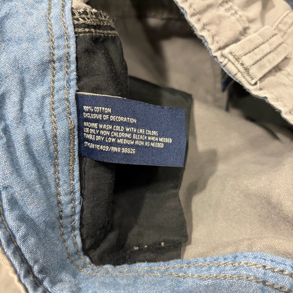 Polo Assn Mens 2 Cargo Bundles Shorts Gray Size 36 x 8.5 Inseam Casual Outdoor - Picture 8 of 12